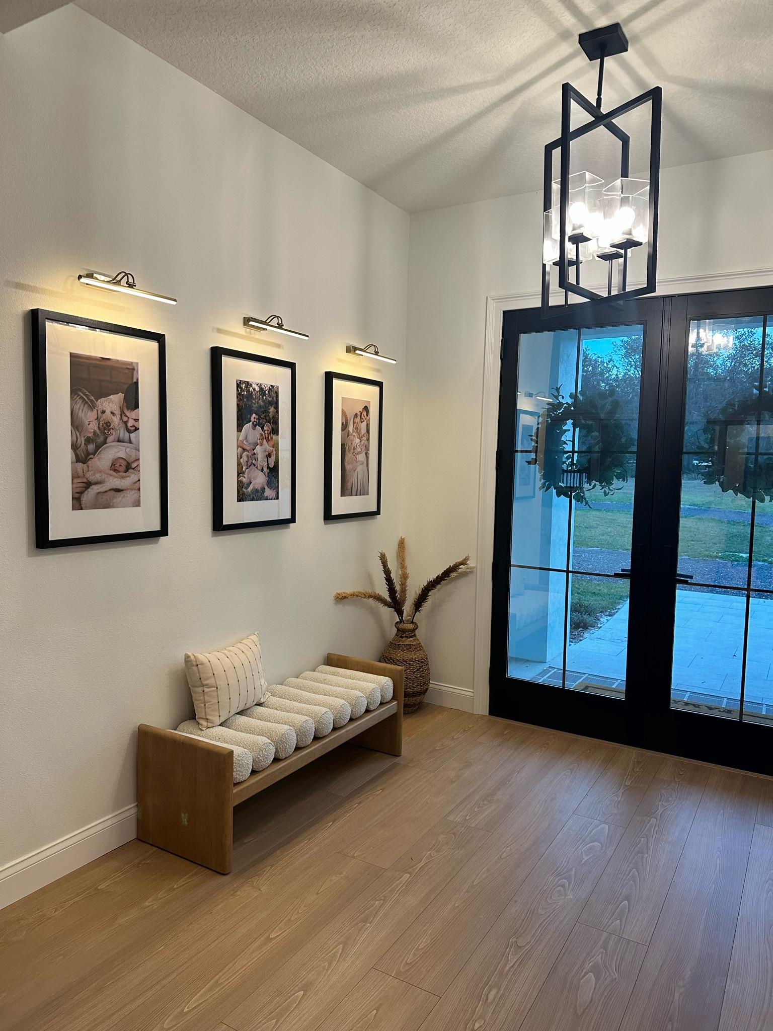 Entryway gallery wall complete! 

#LTKFamily #LTKHome #LTKFindsUnder100
