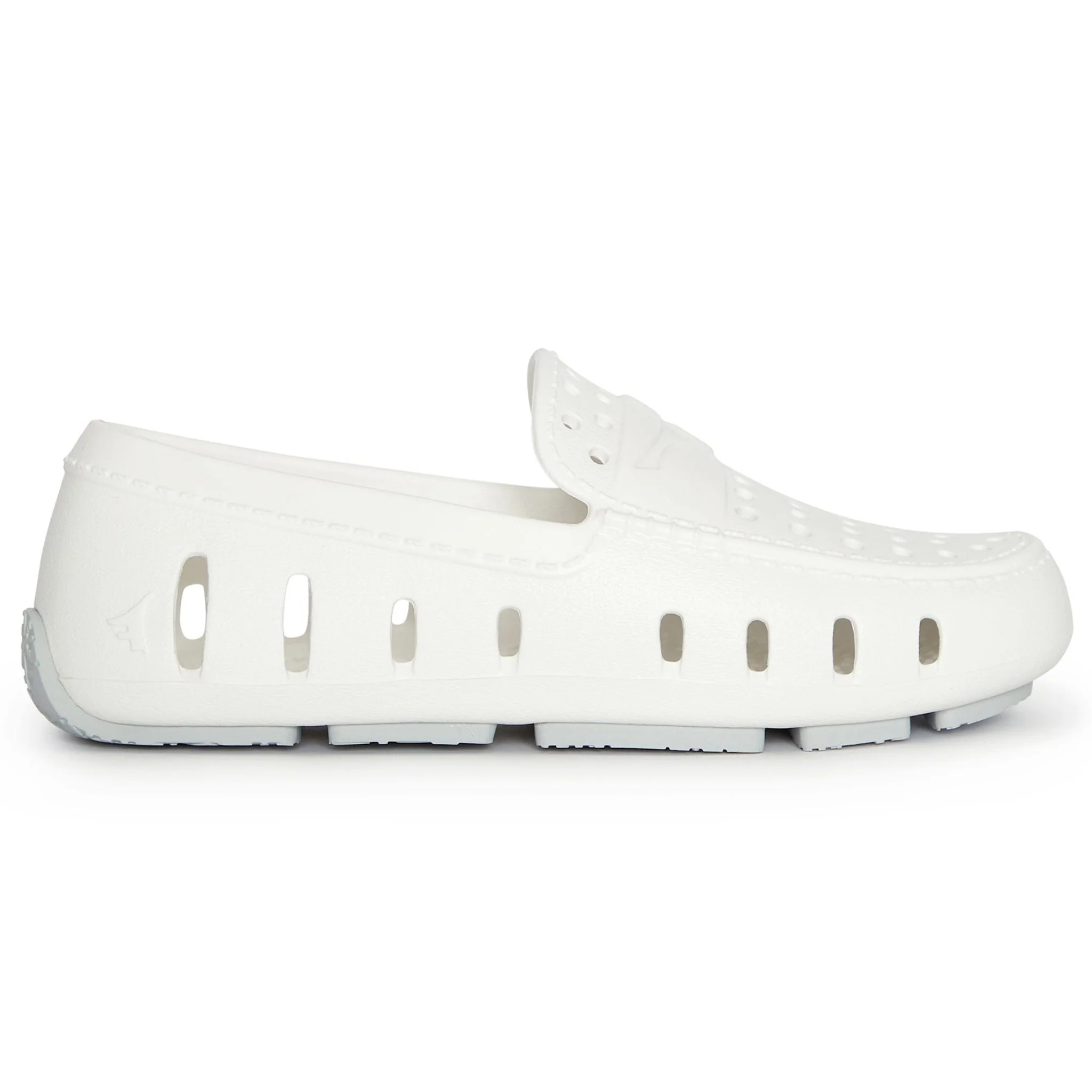 Kid’s Prodigy Driver Foam Shoe | Bright White/Harbor Mist Gray - Final Sale | Floafers