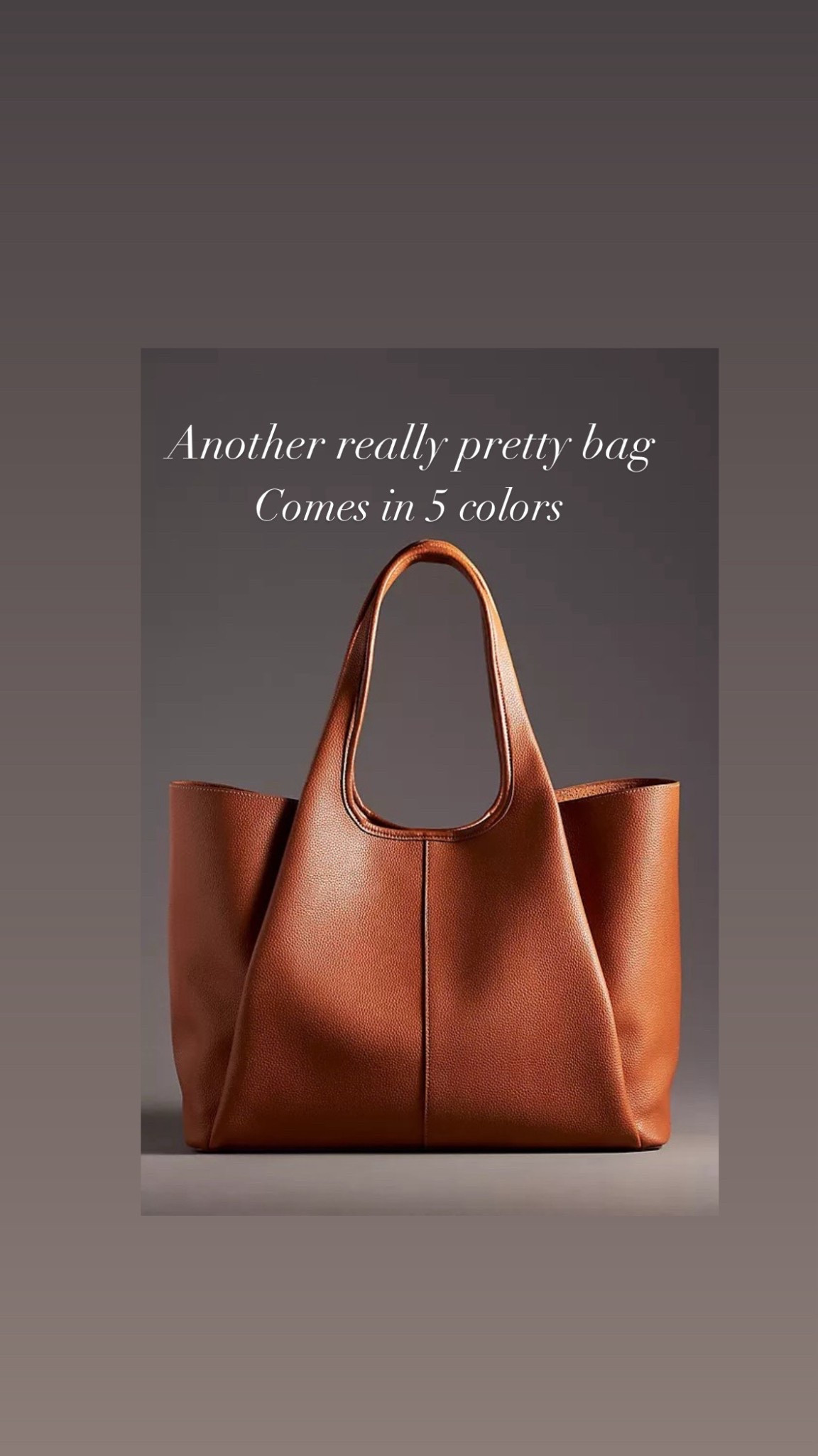 Leather tote. Fall bag. Fall handbag. 