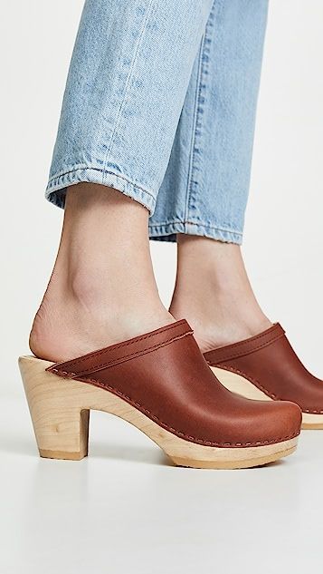 Old School High Heel Clogs | Shopbop