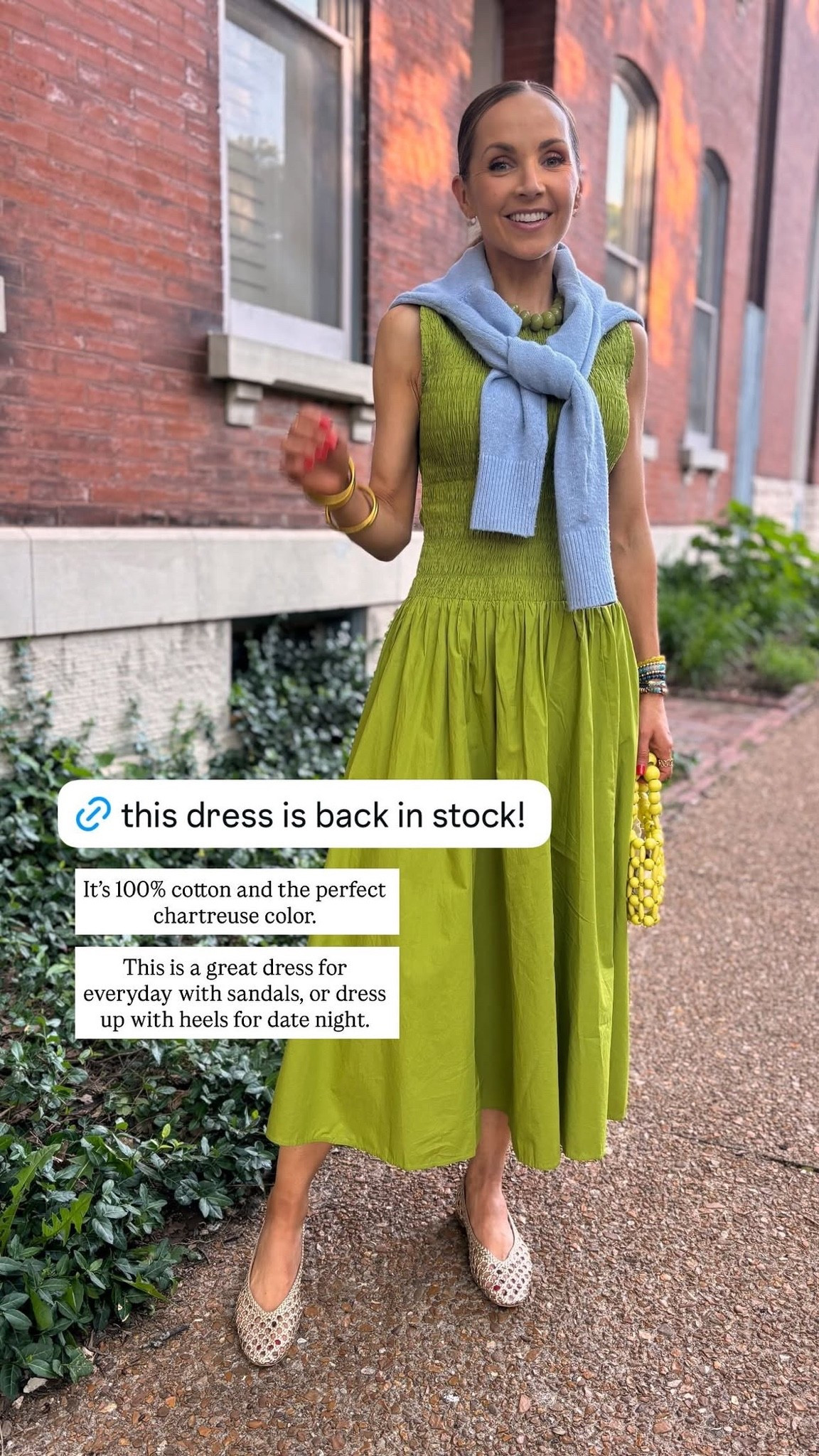 @jcrew restocked this smocked linen dress- I’m obsessed with the color and fit. Get your true size. Comes in petite and tall too!

#LTKgrwm #LTKootd
