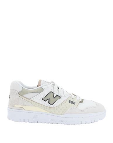 New Balance 550 Woman Sneakers Ivory Size 11 Leather, Textile fibers | YOOX (US)