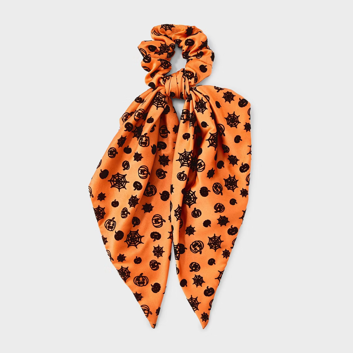 Halloween Pumpkin and Spider Web Hair Twister with Tails - Orange | Target