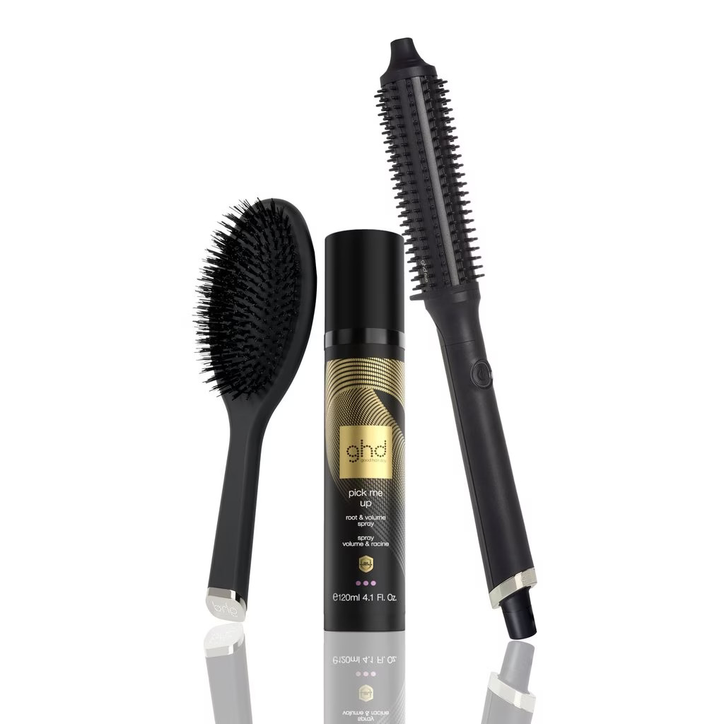 ghd Rise Hot Brush & Volumising Gift Set in Black | ghd® Official Website | ghd (UK)