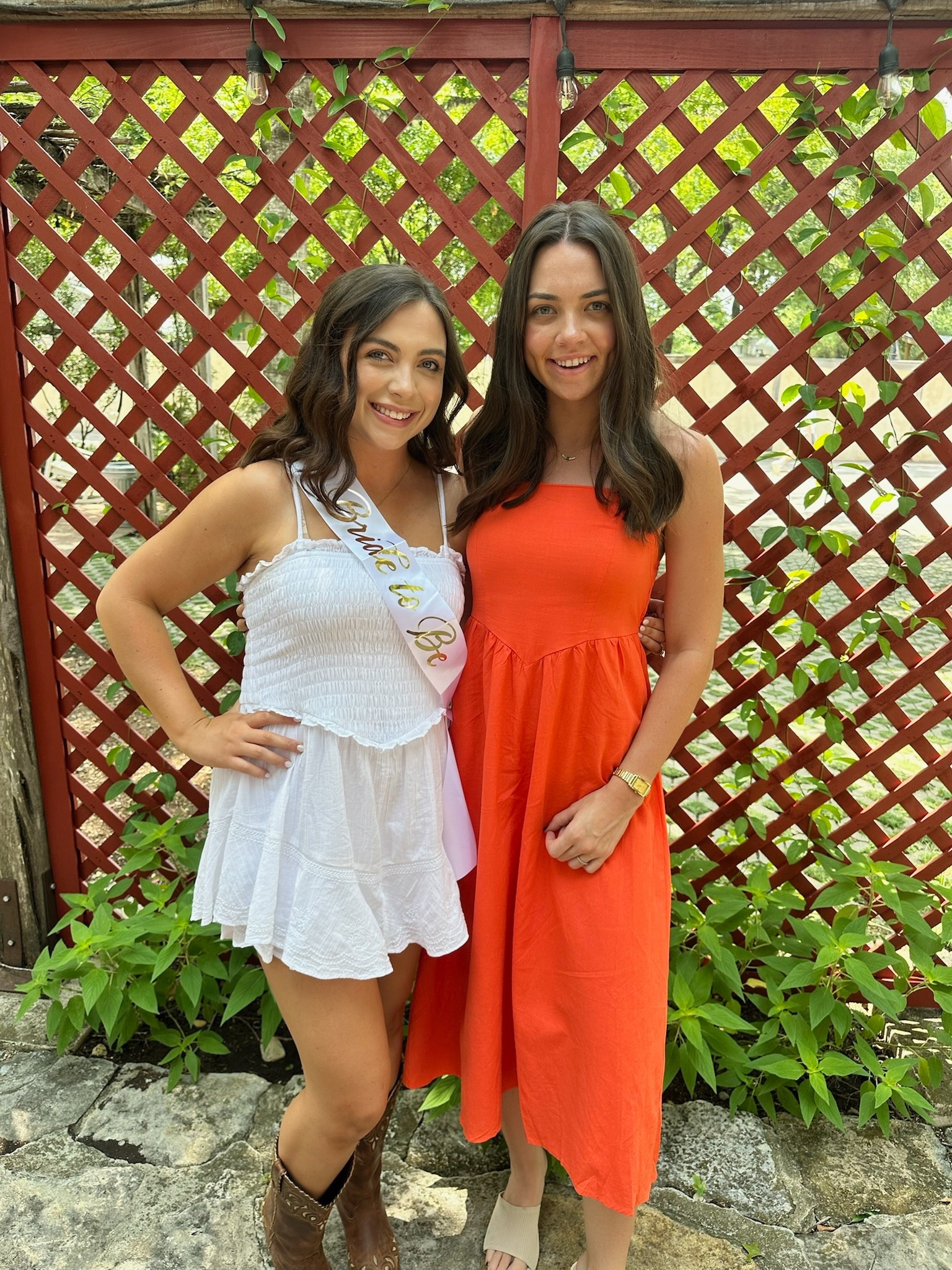 Cherry on top of the bride-to-be! Dressed sweet and simple for the cutest cherry-themed Bachelorette. 