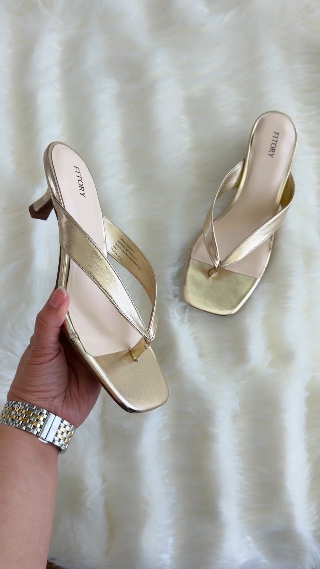 Aren’t these gold thong kitten heel sandals so pretty?! Such a beautiful neutral sandal with a comfortable heel height. Perfect for spring and summer outfits, graduation outfits, wedding guest dresses and date night outfits. Available in other beautiful colors but the gold is my favorite! Currently on sale for under $40 + free shipping! 

Thank you to @Fitory for sending me these beautiful sandals!

#LTKSaleAlert #LTKOver40 #LTKWedding
