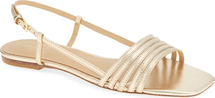 Millie Lattice Flat Sandal (Women) | Nordstrom
