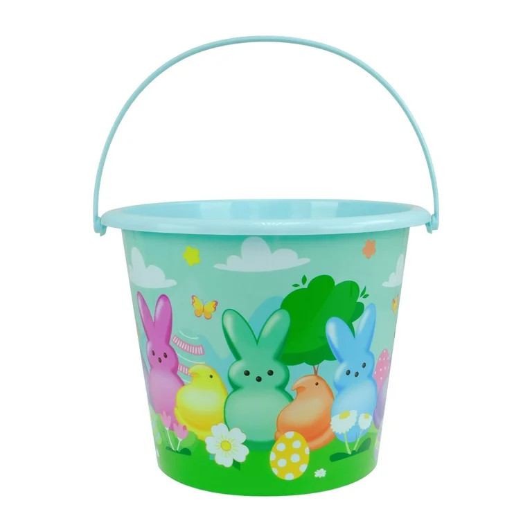 Peeps Jumbo Easter Pail, Teal, by Ruz | Walmart (US)