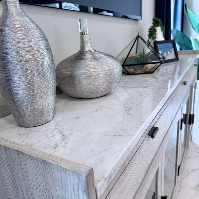 Cut to size Sideboard Marble Top, Marble Radiator Top, Floating Shelf, Side Table Top Italian Bia... | Etsy (Global)