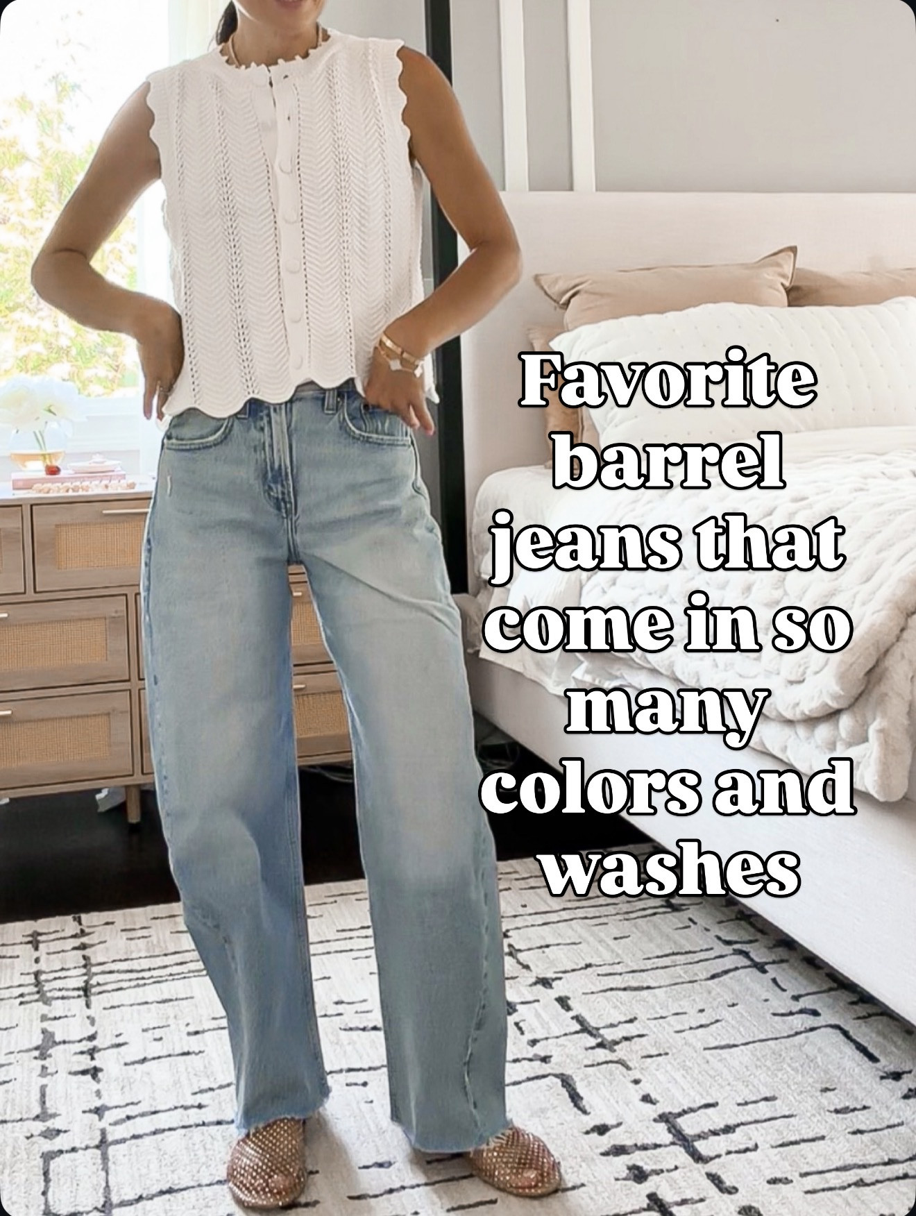 Love these barrel jeans. Wearing size 24 regular length

#LTKOver40 #LTKSeasonal #LTKmomlife