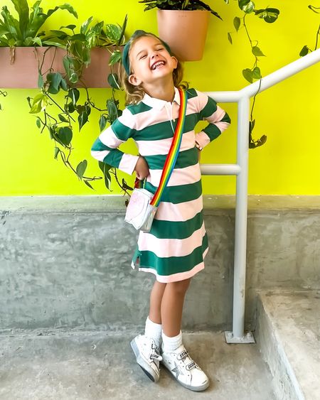 Little girls fashion! The cutest casual dress for little girls on sale for under $20. It comes in two color options. 

#LTKSeasonal #LTKkids #LTKsalealert