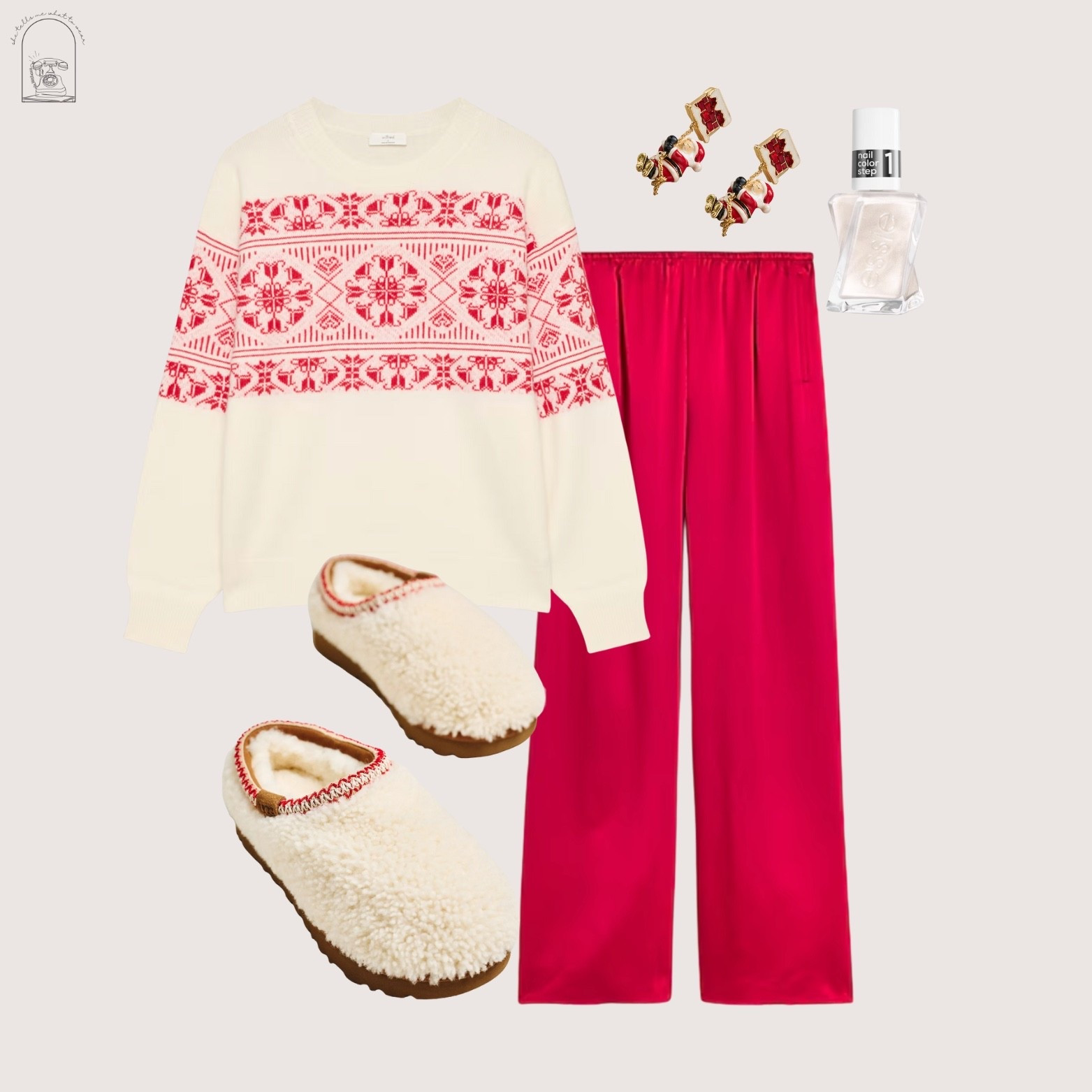 it gives cozy christmas 🎄 when you want an outfit that feels festive and intentional without losing the coziness of your holiday pjs, here you go! wear this outfit christmas day or to a friend’s favorite things party. ♥️

#LTKFindsUnder100 #LTKHoliday #LTKGiftGuide