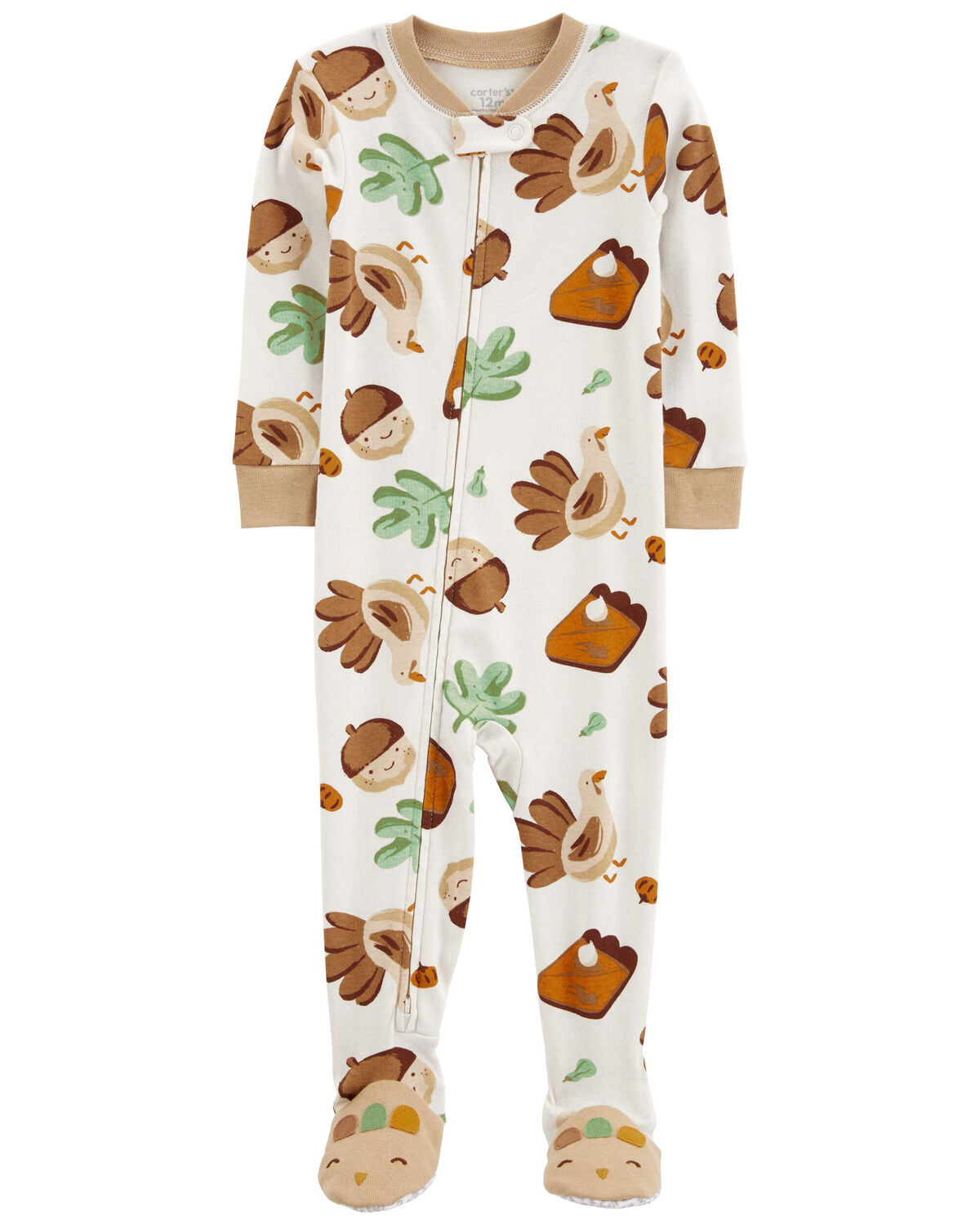 Baby 1-Piece Thanksgiving 100% Snug Fit Cotton Footie Pajamas - Carter's | Carter's | Carter's Inc