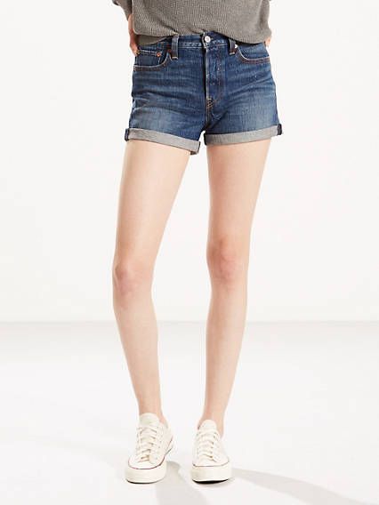 Levi's High Rise Wedgie Fit Shorts - Women's 26 | LEVI'S (US)