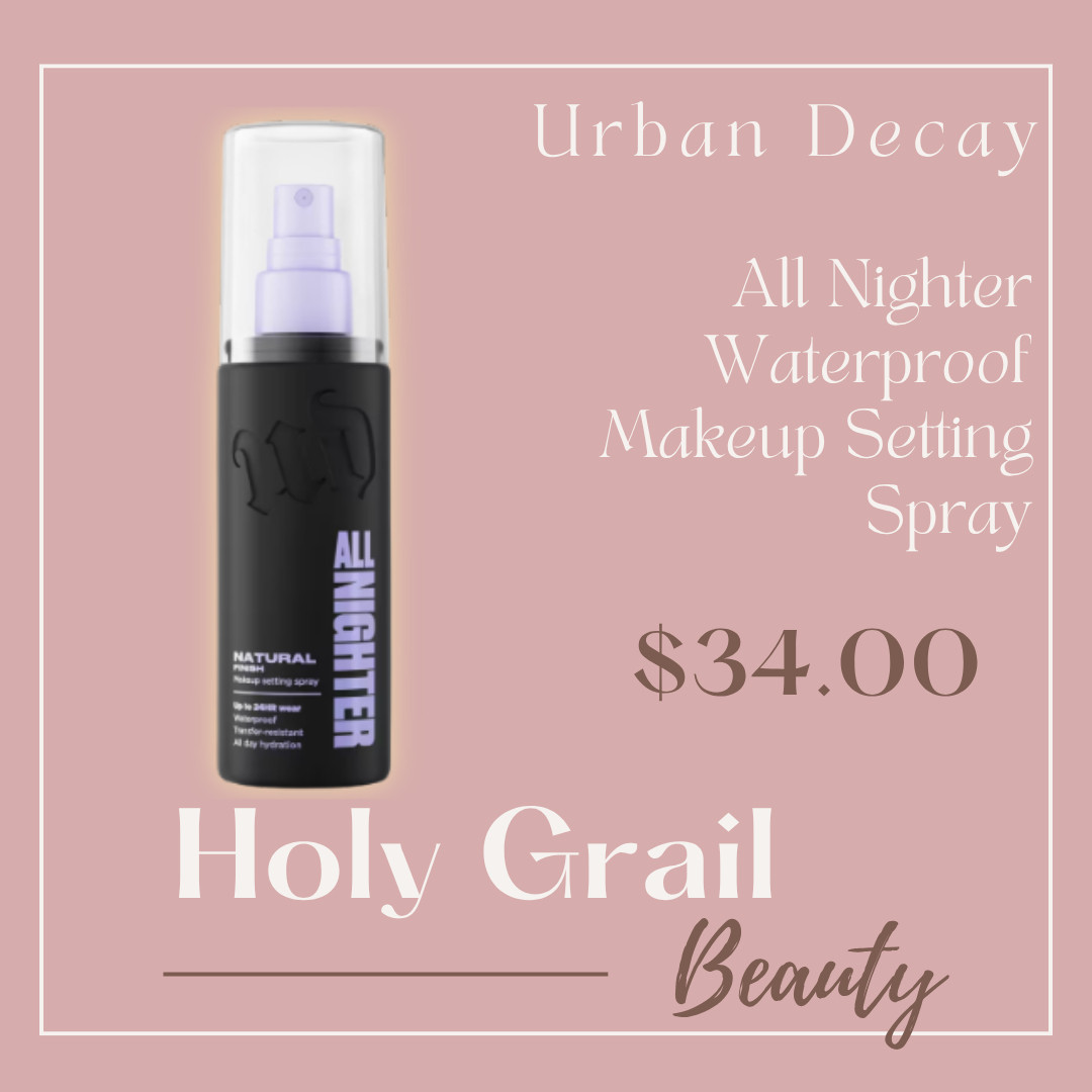 The holy grail of long-lasting makeup 💦 

The Urban Decay All Nighter Setting Spray keeps my makeup flawless for hours. No smudging, no fading, just a fresh, locked-in look all day ✨

#UrbanDecay #AllNighterSettingSpray #MakeupEssentials #LongLastingMakeup 

 

#LTKFindsUnder50 #LTKStyleTip #LTKBeauty