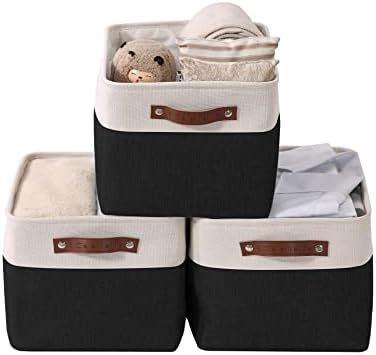 DECOMOMO Storage Bins | Fabric Storage Basket for Shelves for Organizing Closet Shelf Nursery Toy... | Amazon (US)