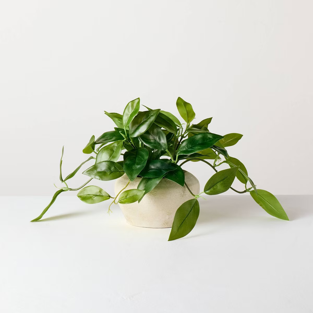 8.5" Small Trailing Hoya Leaf Potted Artificial Plant - Hearth & Hand™ with Magnolia | Target