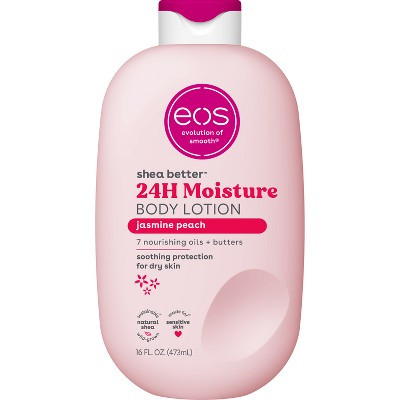 eos Jasmine Peach Body Lotion - 16oz: Moisturizing, Soothing, Nourishing, Hypoallergenic | Target