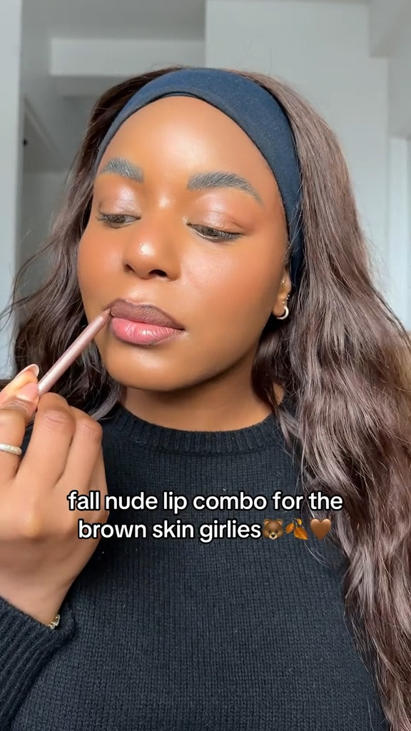 Fall nude lip combo for the brown skinned girlies (or anyone) who is looking for the perfect combination to get a dreamy, glossy nude lip! Using a mauve lip liner from charlotte tilbury, fenty beauty gloss bomb stix, and elf cosmetics glow reviver lip gloss. Love this easy and everyday lip combo for winter! … For more links to christmas decor, red light mask, holiday party must-haves, triangle scarves, follow me on LTK! ✨

#LTKBeauty #LTKFindsUnder50 #LTKgrwm