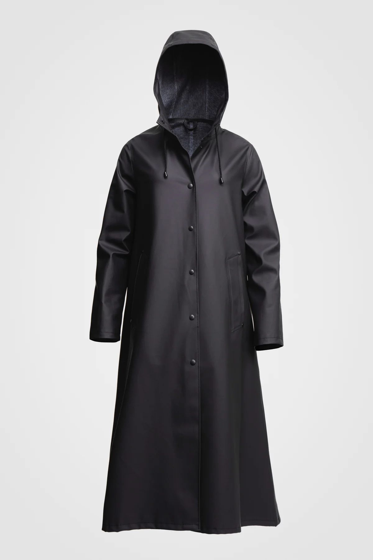 Mosebacke Long Raincoat Black | STUTTERHEIM GB | Stutterheim