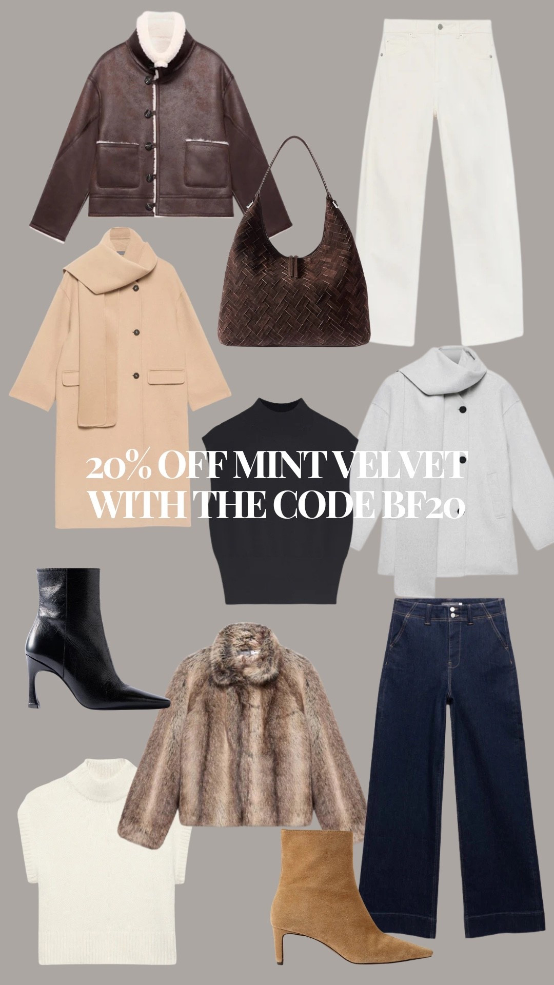 Mint Velvet Black Friday favourites 🖤 20% off with the code BF20 🙋🏻‍♀️ 

#LTKCyberWeek #LTKwinter #LTKstyletip