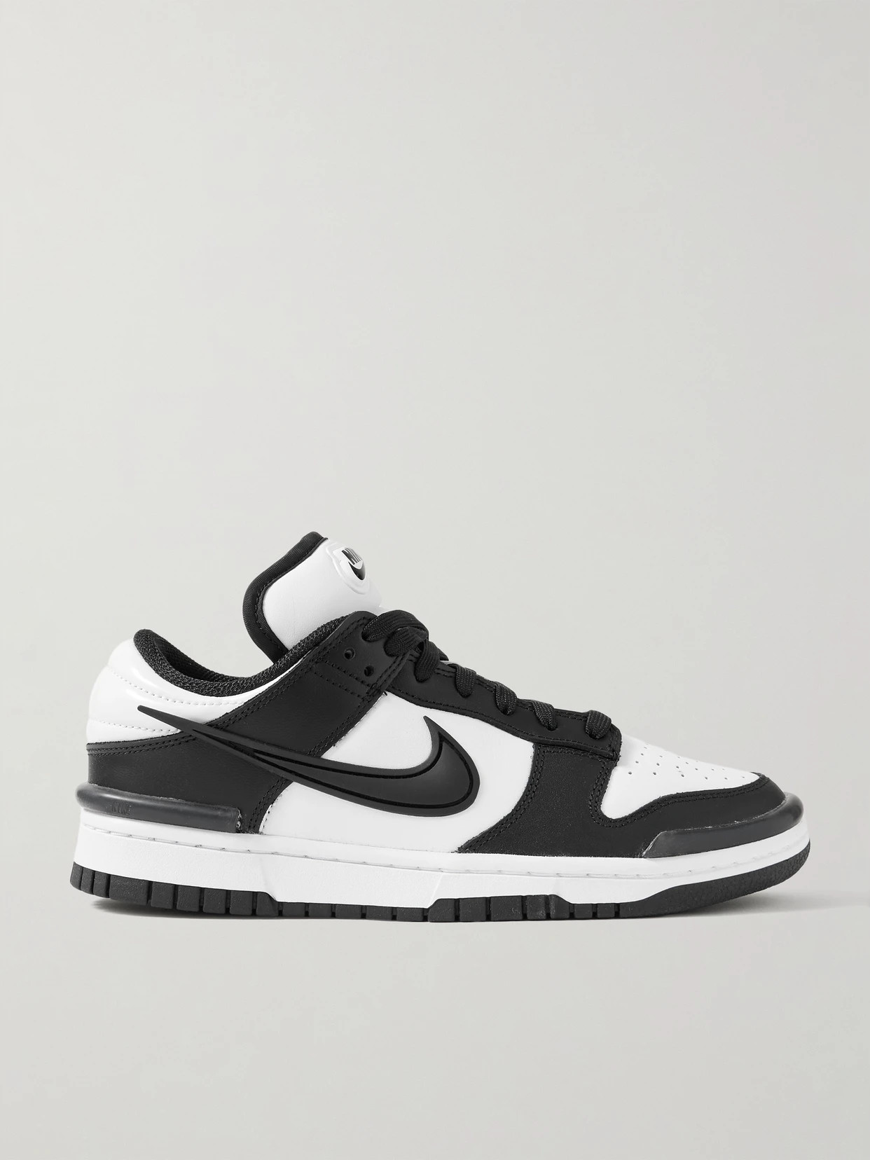 Nike - Dunk Low Twist Leather Sneakers - Black | NET-A-PORTER (US)