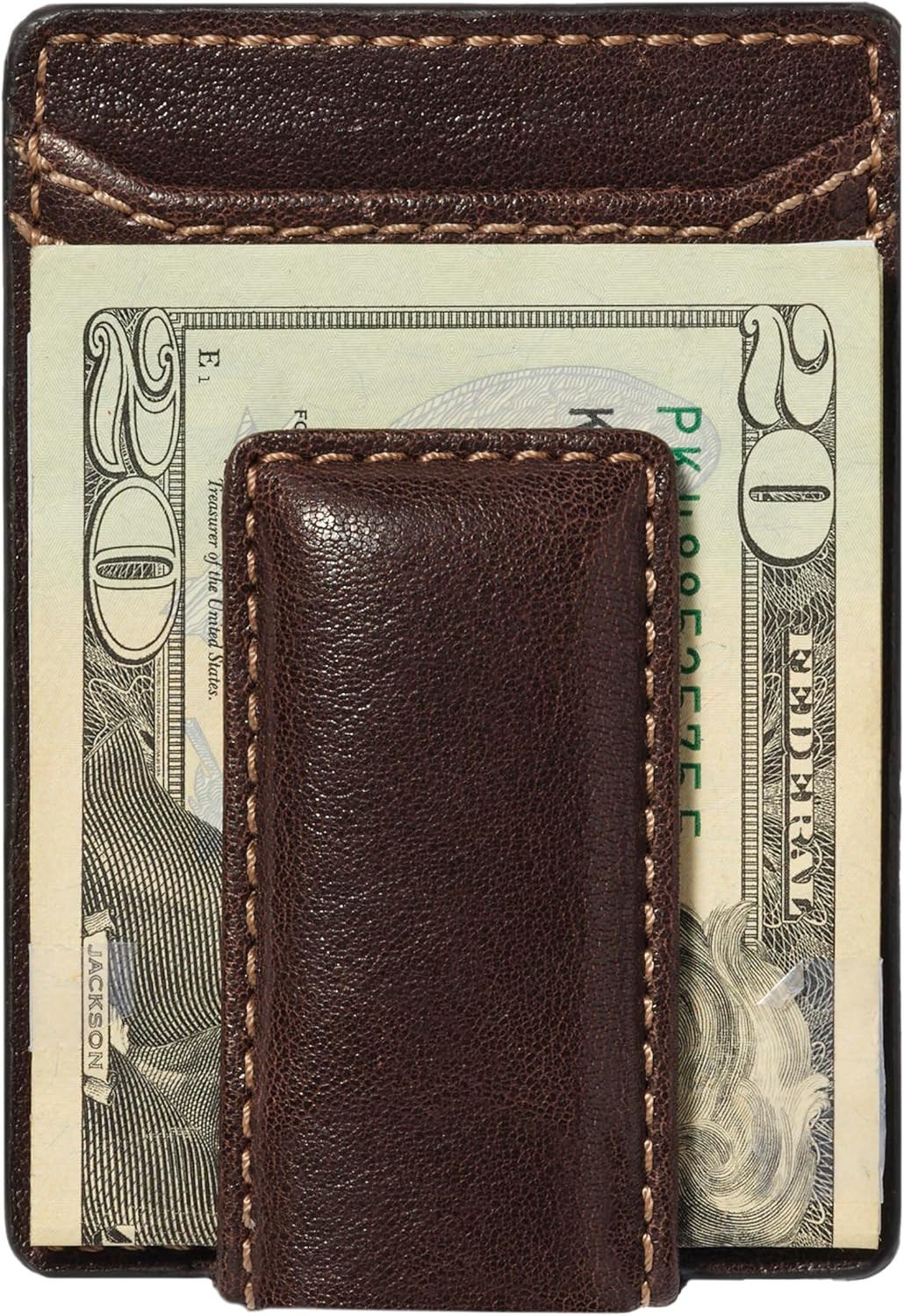 House of Jack Co. Corbin Men's Wallet with Money Clip, Holds 15+ Bills | Amazon (US)