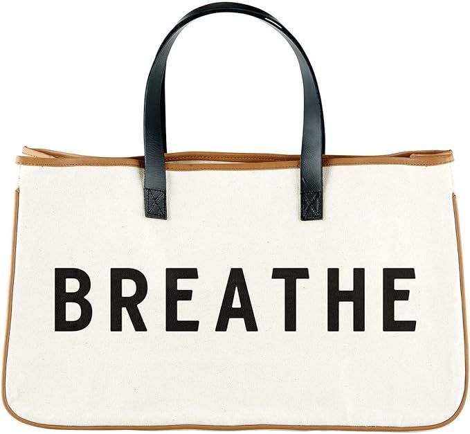 Santa Barbara Design Studio Hold Everything Tote Bag, 20" x 11", Breathe Black and White | Amazon (US)