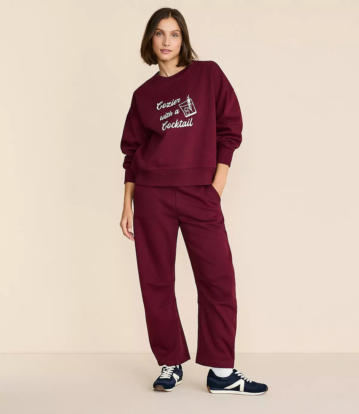 Lou & Grey Elite Fleece Barrel Pants | LOFT