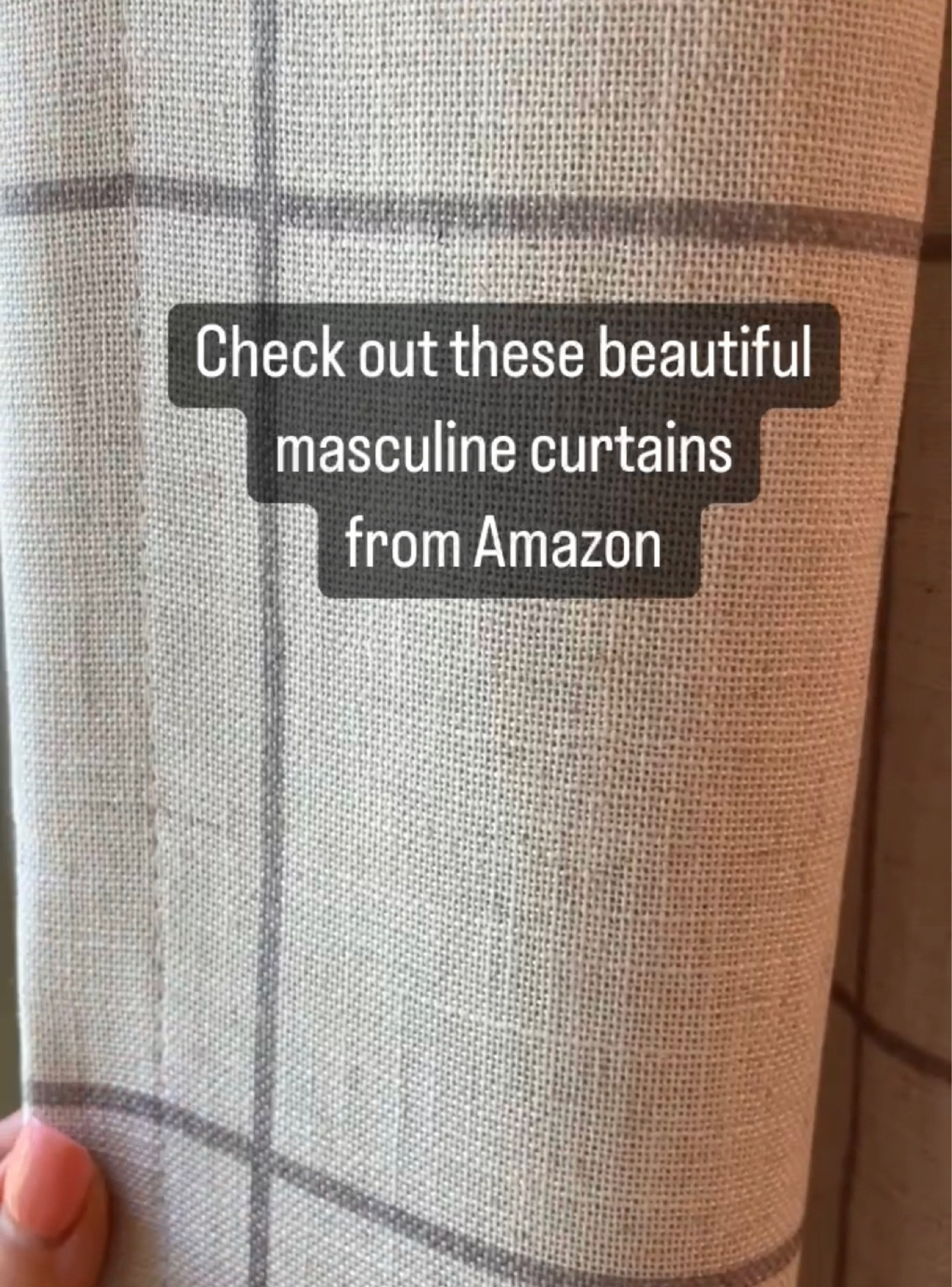 If you are looking for masculine curtains look no farther. These blackout curtains feel modern and cozy. They will work for boys rooms, cabins and any room really #plaidcurtains #blackoutcurtains #boysroomdesign #cabindesign

#LTKhome