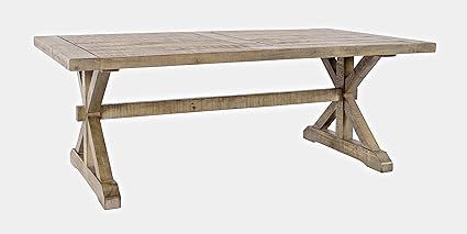 Jofran Carlyle Crossing Pine Coffee Table, 50''Wx28''Dx18.5''H, Distressed Light Brown | Amazon (US)