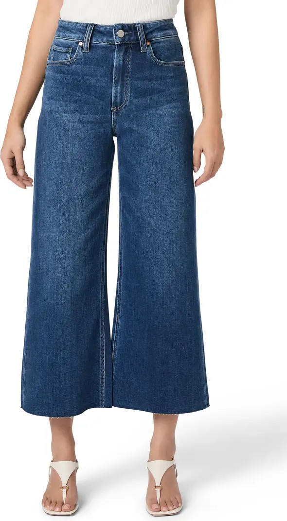 Anessa Raw Hem High Waist Wide Leg Jeans | Nordstrom