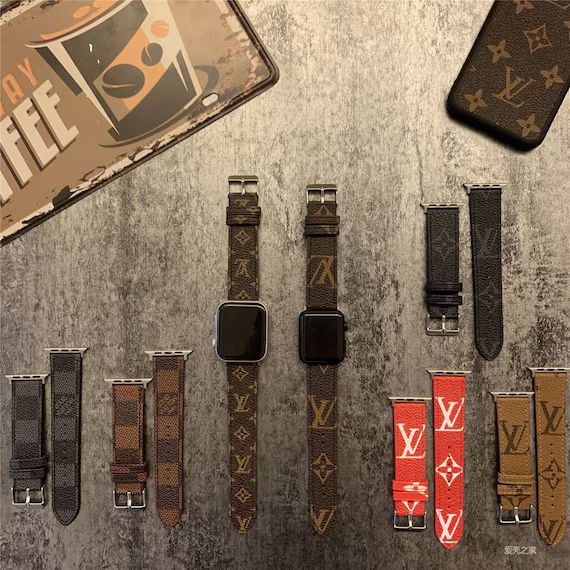 Handmade Repurposed Apple Watch Bands | Luxury Leather Apple watch series 6 5 4 3 2 1 38/40mm 42/... | Etsy (US)