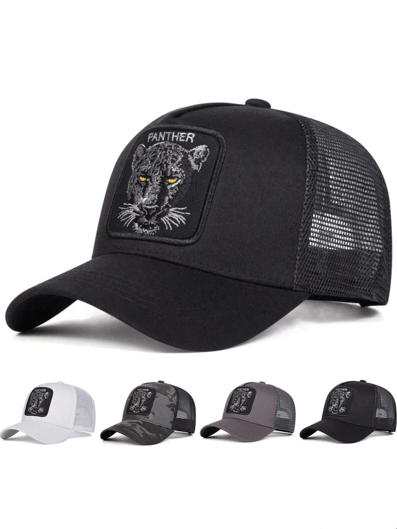 1pc Men's Leopard Print Baseball Cap, Outdoor Sun Protection Casual Mesh Hat, Suitable For Travel, Sightseeing, Beach, Vacation, Unisex | SHEIN