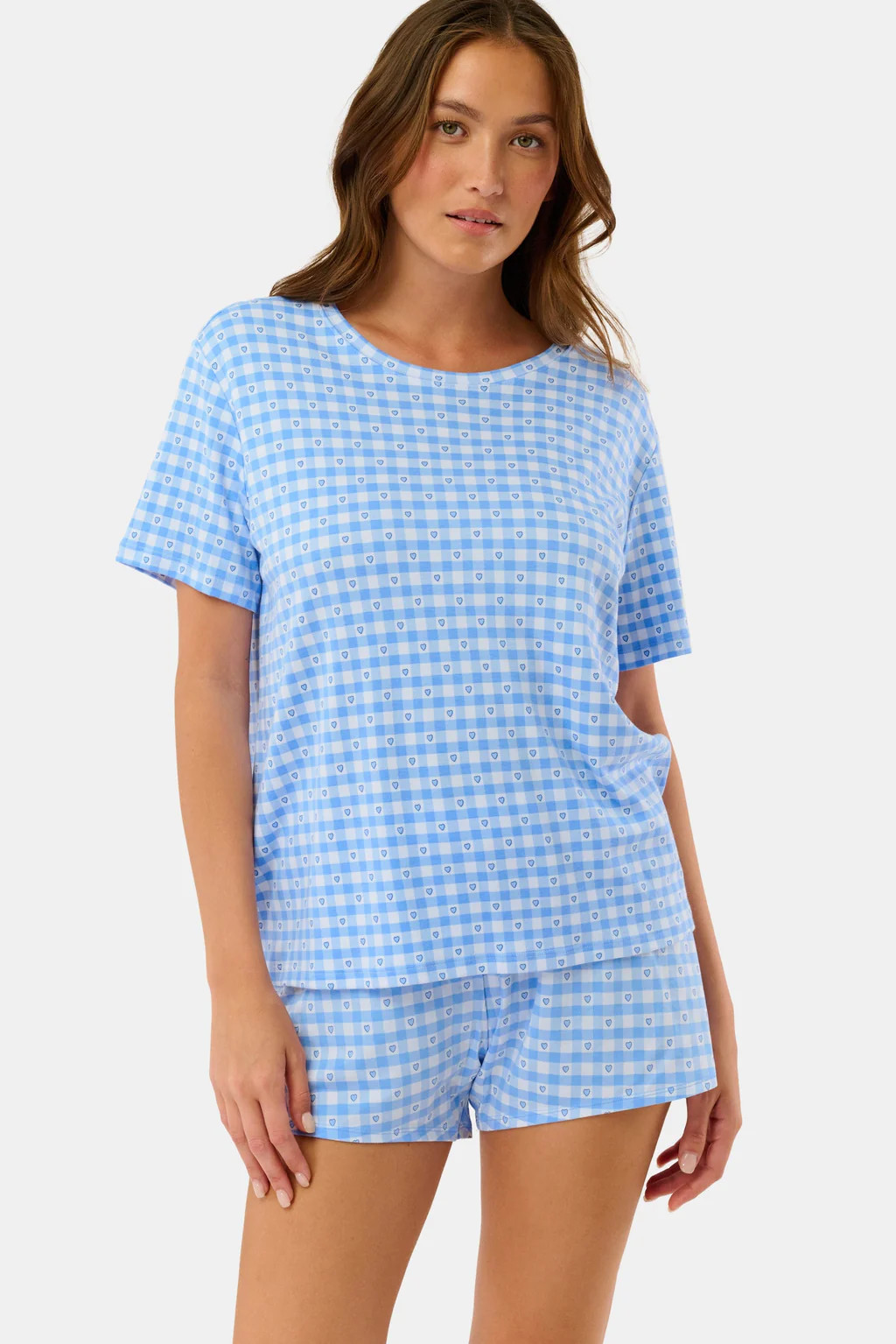 Gingham Hearts Camryn Tee | Roller Rabbit