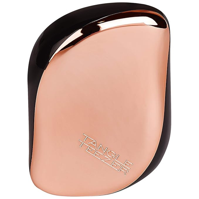 Tangle Teezer Compact styler detangling hairbrush, rose gold black, 1 Gram | Amazon (US)
