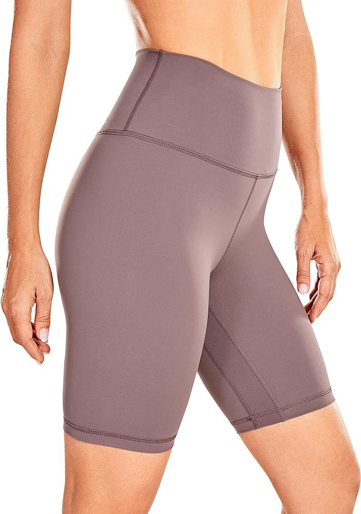CRZ YOGA Women's Naked Feeling Biker Shorts - 3'' / 4'' / 6'' / 8'' High Waisted Yoga Workout Gym Ru | Amazon (US)