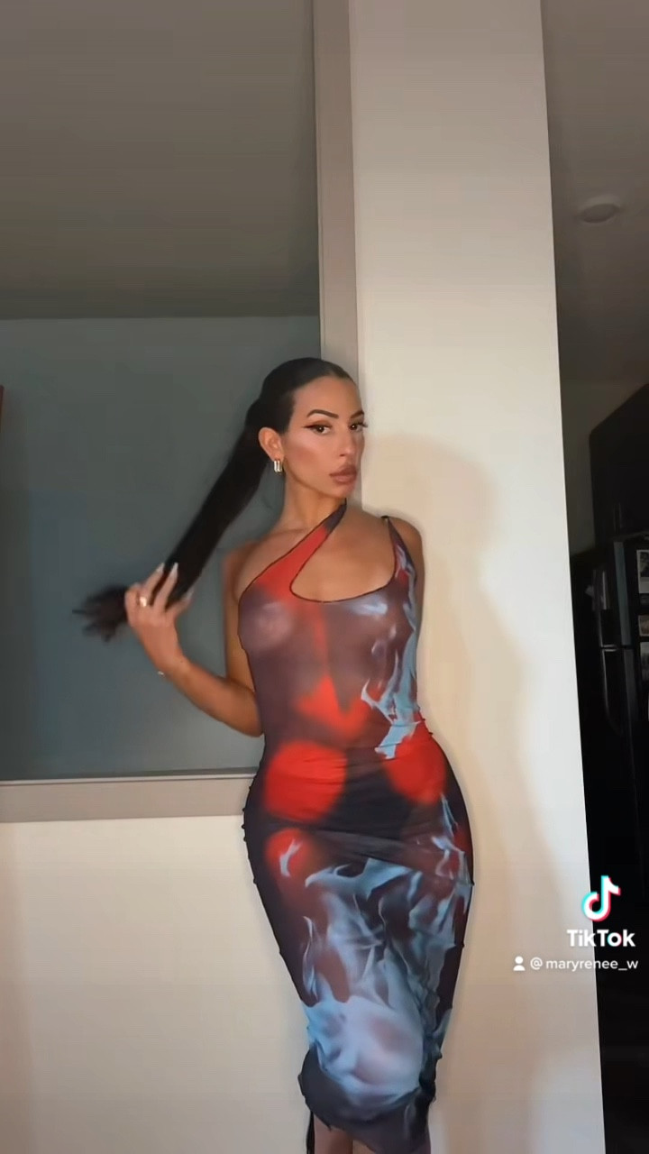 This dress is so different 🔥 Such a fun statement piece for Miami, Vegas, or your weekend out  It runs big so size down! 

#LTKU #LTKstyletip #LTKunder100