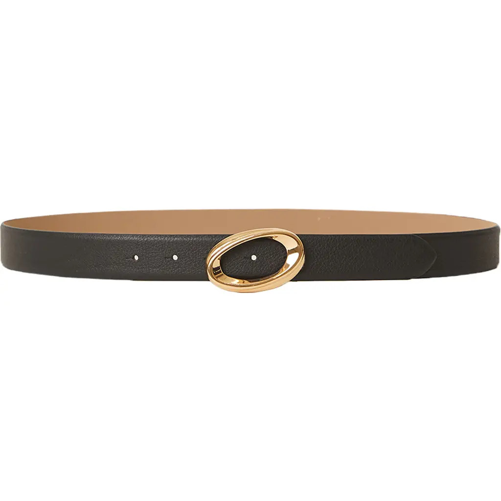 B-Low the Belt Gracie Leather Belt in Black Gold at Nordstrom, Size X-Large | Nordstrom