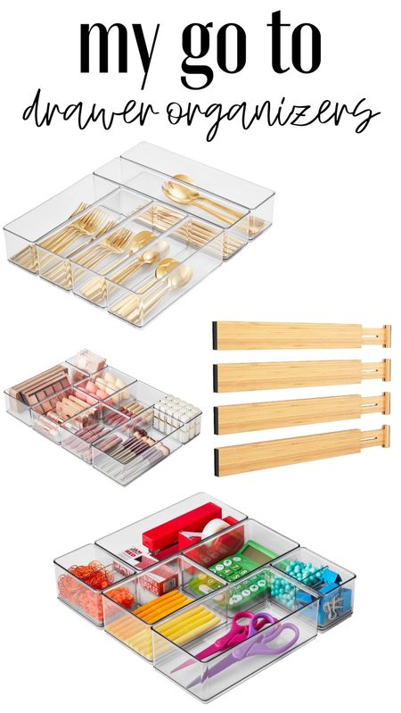 Drawer organizers, super affordable