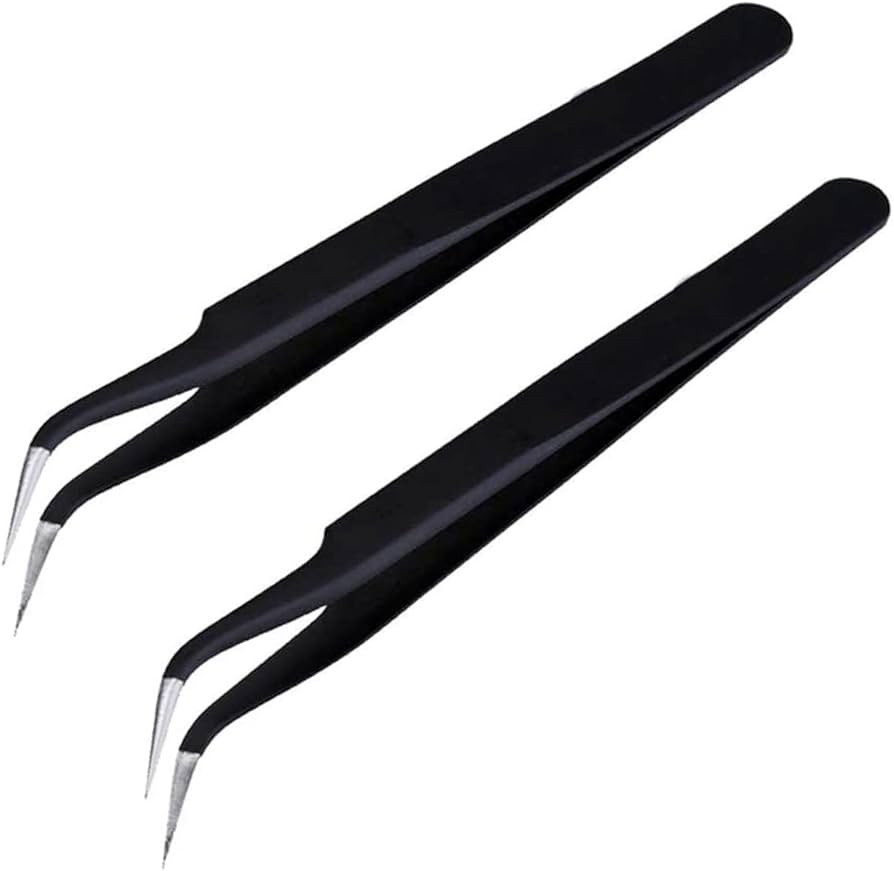 Fondant Tool Sharp Head Tweezers for Sugar Pearls, Candy Beads - Set of 2 | Amazon (US)