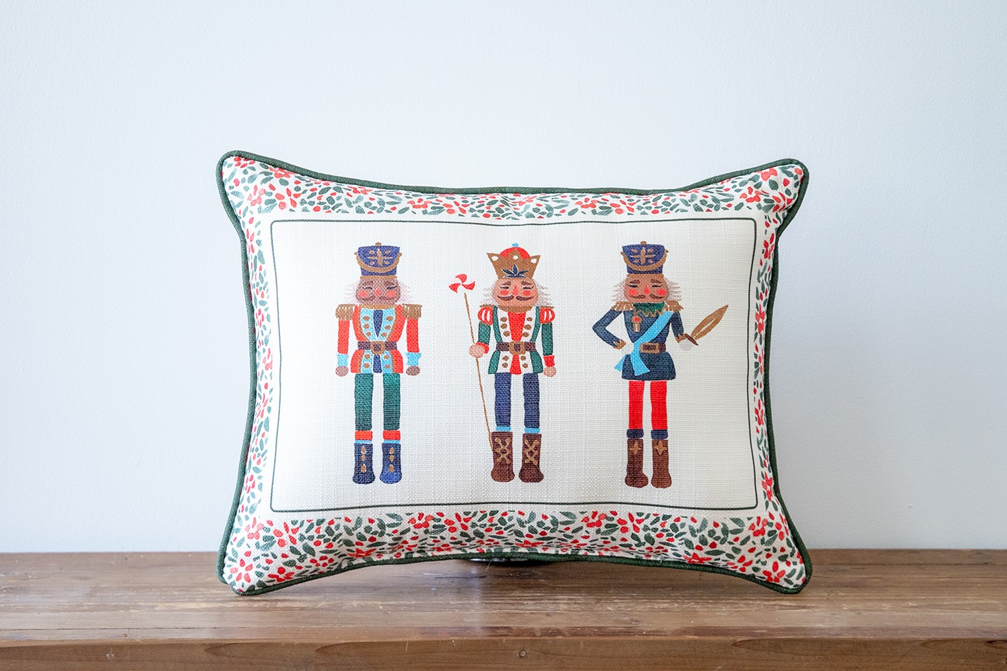 Grandmillenial Nutcrackers Pillow | Little Birdie | Little Birdie