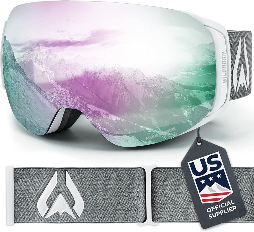 Wildhorn Roca Ski Goggles Men Women Anti-Fog/Scratch 100% UV-Magnetic Lens-Snowboard Snow Goggles... | Amazon (US)