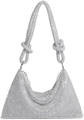 YUWITA Sparkly Rhinestone Purse Evening Bag, Clutch Purses for Women Going Out Dressy Small Handb... | Amazon (US)