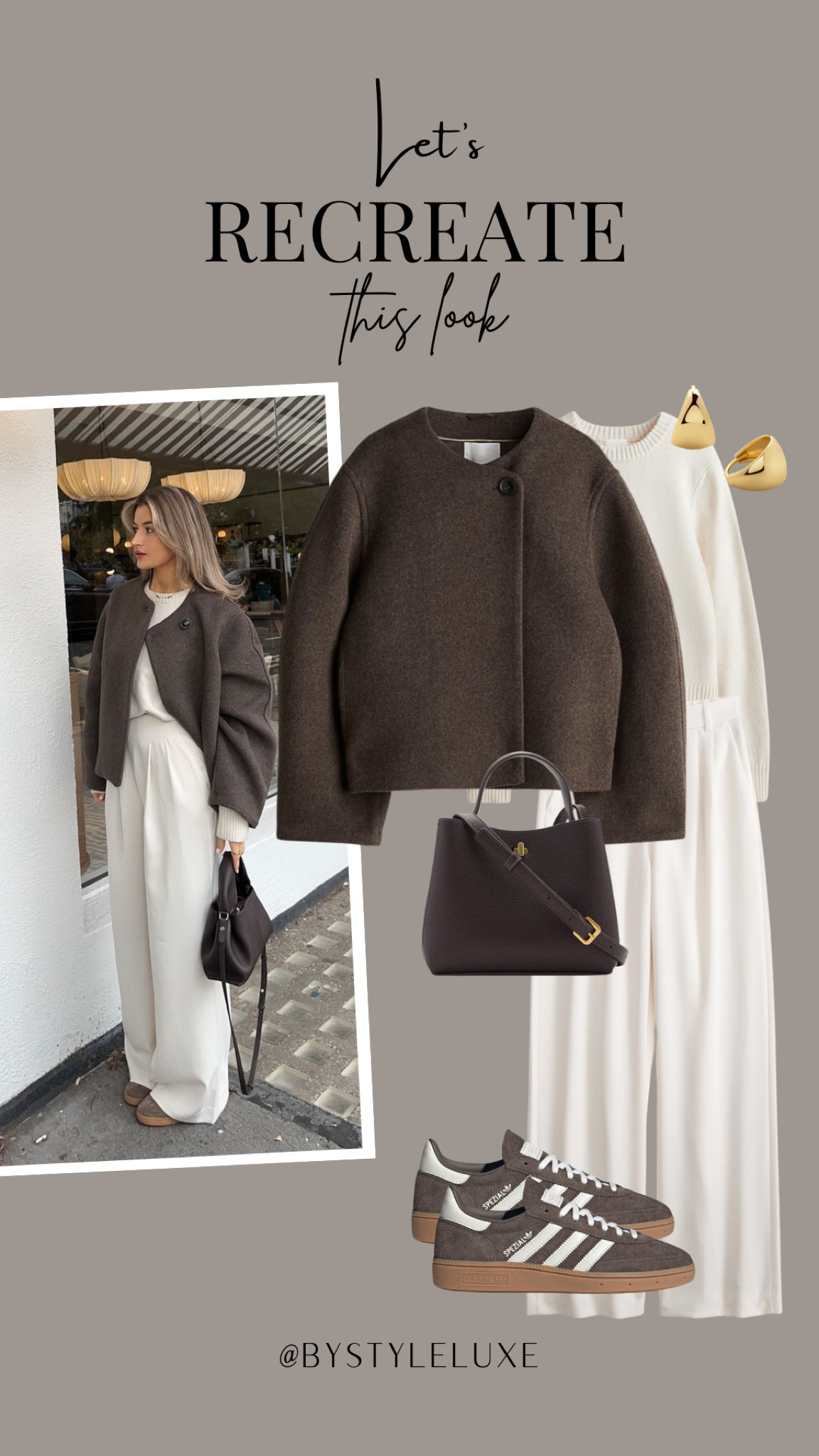 Let’s Recreate This Look - featuring @evepecak 

#adidasspezial #wooljacket #autumoutfit