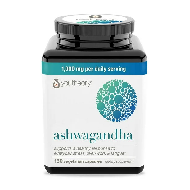 Youtheory  Youtheory Ashwagandha 1000 mg. Vegetarian Capsules, 150 ct. 4.6 stars out of 671 revie... | Sam's Club