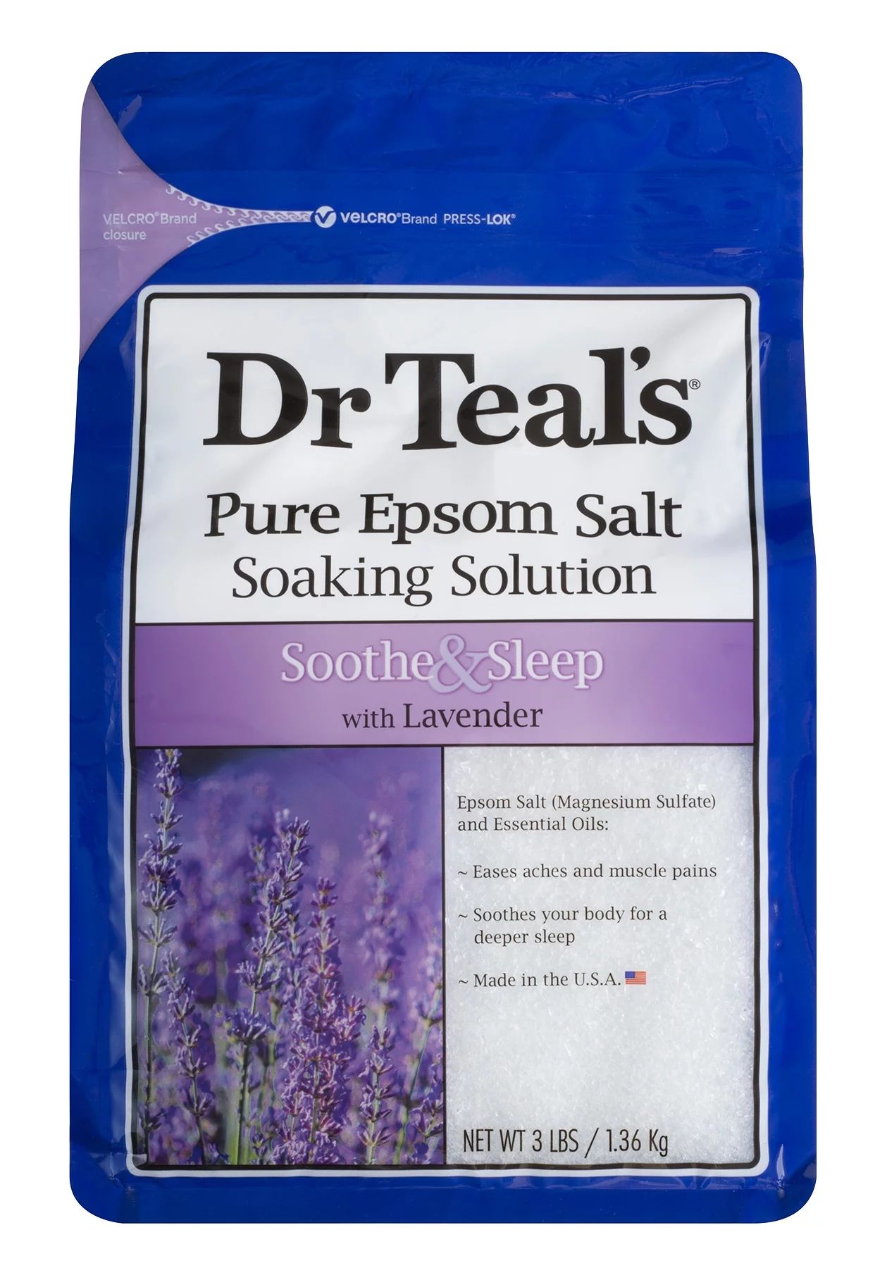Dr Teal's Epsom Soothe & Sleep Lavender, 3 lbs - Walmart.com | Walmart (US)