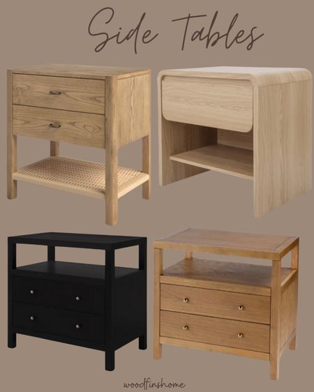 Side tables 
Nightstands 
End tables 
Drawer night stand 
Black night stand 

#LTKsalealert #LTKhome