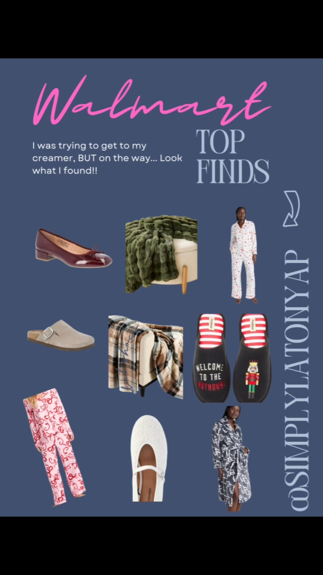 Walmart must haves, pajamas, robes faorite things gifts, stocking stuffers, gifts for her, slippers, Christmas pajamas 

#LTKGiftGuide #LTKHoliday #LTKCyberWeek