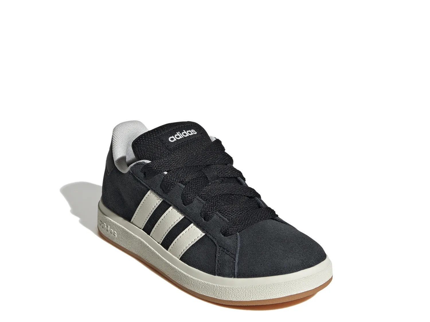 adidas Grand Court '00s Sneaker Kids' | Boy's | Black/White | Size 11 Youth | Sneakers | Lace-Up | DSW
